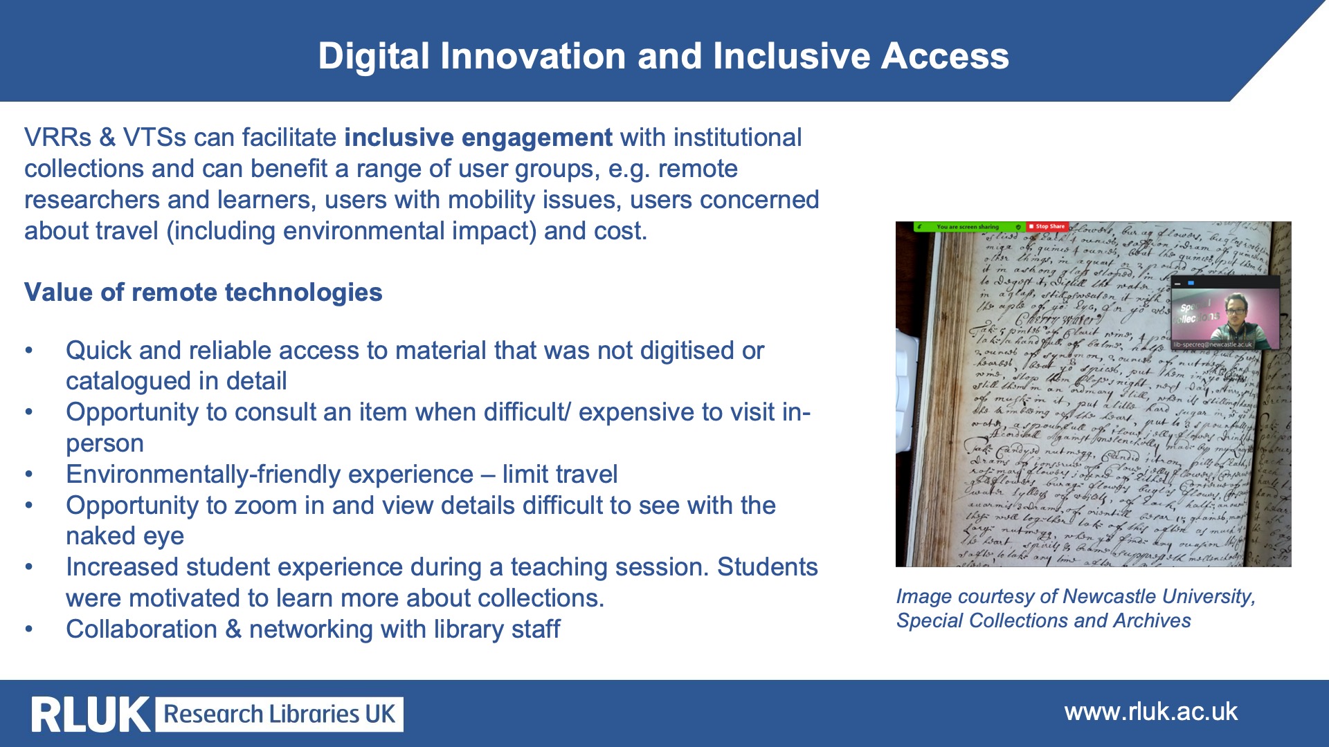 Presentation slide from Christina Kamposiori presentation given to the digital conference 2026